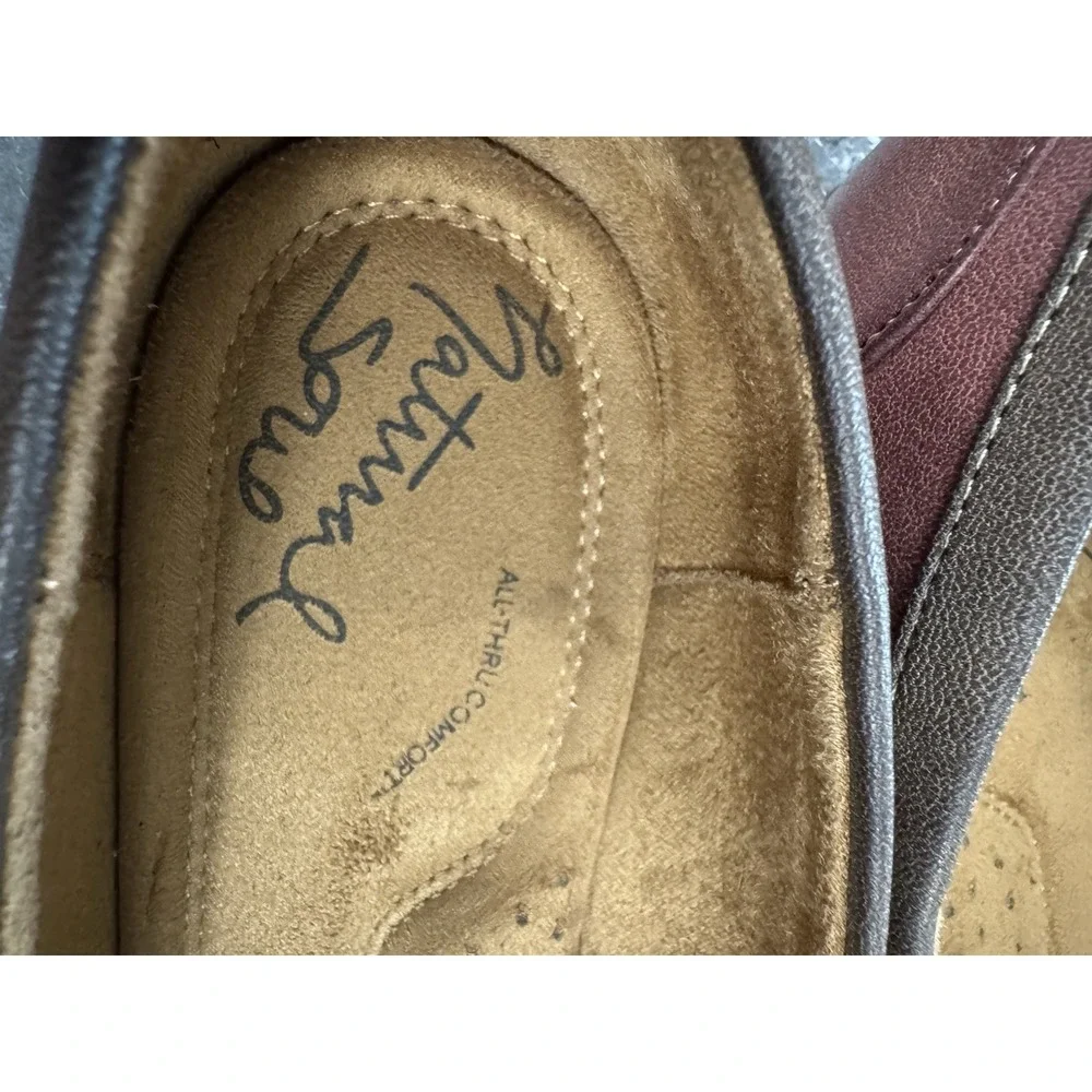 Natural Soul by Naturalizer Womens‎ Gracee All-Thru Comfort loafers Brown Sz 11M